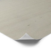 Poster Plage avec mouettes (Coin)