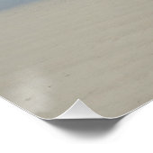 Poster Plage avec mouettes (Coin)