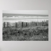 Poster Plage B&W (Devant)
