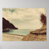 Poster Plage balnéaire (Devant)