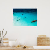 Poster Plage Blanche (Cuisine)