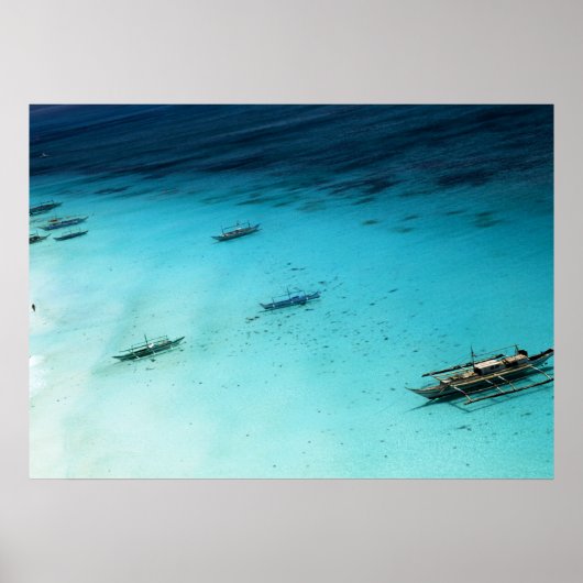 Poster Plage Blanche (Devant)