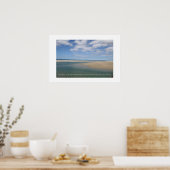 Poster Plage Bliss - avec rappel doux (Cuisine)