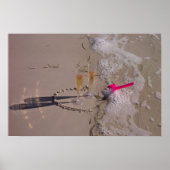 Poster Plage Bubbly par dgallery (Devant)