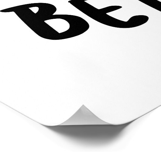 Poster Plage Bun Funny Bunny Pun (Coin)