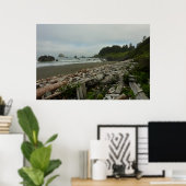 Poster Plage cachée I du parc national de Redwood (Bureau à domicile)