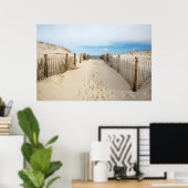 Poster Plage calme (Bureau à domicile)