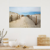 Poster Plage calme (Cuisine)