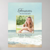 Poster Plage Célébration de la Vie Photo Télécharger Funé (Devant)