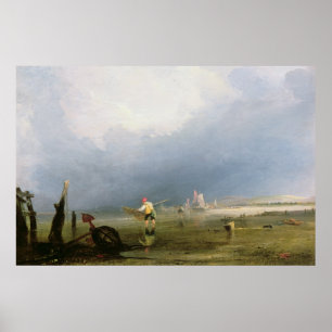 Poster Plage chez Shoreham