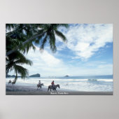 Poster Plage, Costa Rica (Devant)