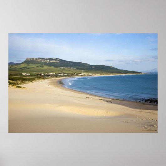 Poster Plage Côtière Le Long De La Côte Près De Tarifa (Devant)
