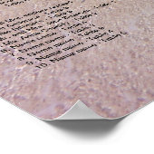 Poster Plage Côtière Plage Mariage Réception Carte de siè (Coin)