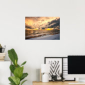 Poster Plage d'Aberdeen (Bureau à domicile)