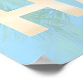 Poster Plage d'Aloha Hawaii (Coin)