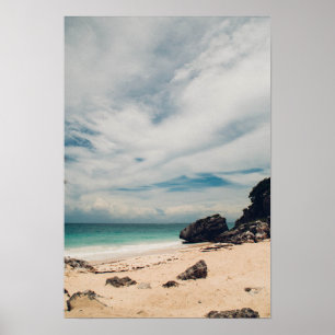 Poster Plage dans Tulum, Mexique