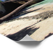 Poster Plage d'Anse Source d'Argent, La Digue (Coin)