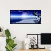 Poster Plage d'Argon (Bureau à domicile)