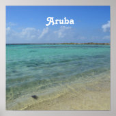 Poster Plage d'Aruba (Devant)
