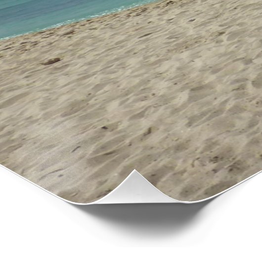 Poster Plage d'Aruba I Belle Scène Nature (Coin)