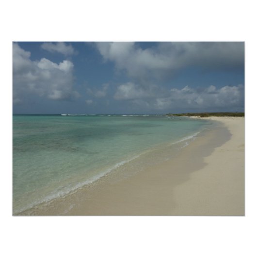 Poster Plage d'Aruba II Magnifique paysage naturel (Devant)