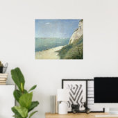 Poster Plage de Bas Butin, Honfleur, 1886 (Bureau à domicile)