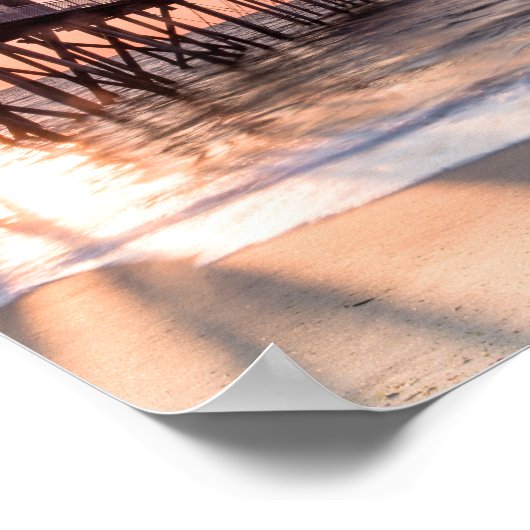 Poster Plage de Belmar (Coin)