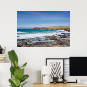 Poster Plage de Boobys Bay |Angleterre (Bureau à domicile)