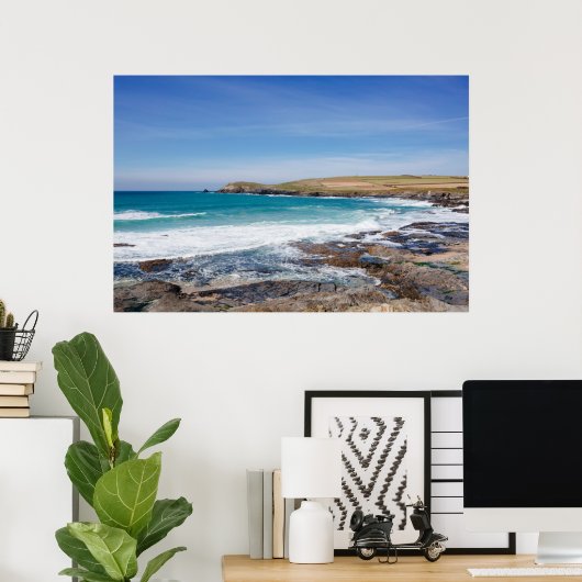 Poster Plage de Boobys Bay |Angleterre (Bureau à domicile)