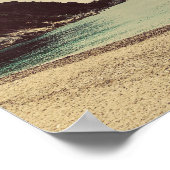 Poster Plage de bord de mer (Coin)