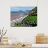 Poster Plage de Branscombe (Cuisine)