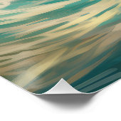 Poster Plage de Bulldog (Coin)