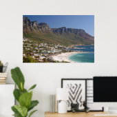 Poster Plage de Camps Bay et Twelve Apostles (Bureau à domicile)