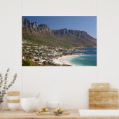 Poster Plage de Camps Bay et Twelve Apostles (Cuisine)