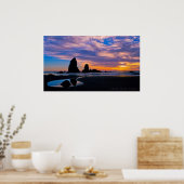 Poster plage de canon (Cuisine)