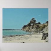 Poster Plage de Capitola (Devant)