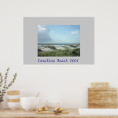 Poster Plage de Carolina (Cuisine)