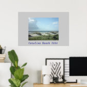 Poster Plage de Carolina (Bureau à domicile)