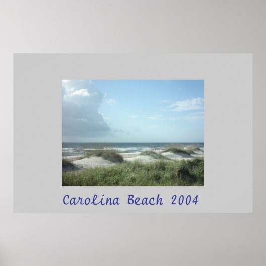 Poster Plage de Carolina (Devant)