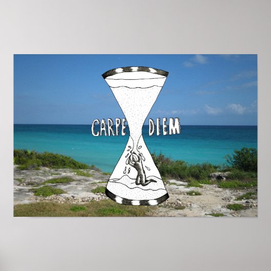 Poster Plage de Carpe Diem (Devant)