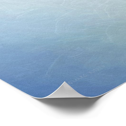 POSTER PLAGE DE CHIEN DANSE (Coin)