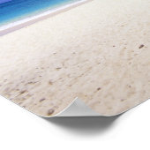 Poster Plage de Coco Point, Barbuda, Antigua (Coin)