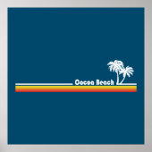 Poster Plage de Cocoa Floride (Devant)