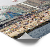 Poster Plage de Coney Island (Coin)