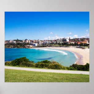 Poster Plage de Coogee, Nouvelle-Galles du Sud, Australie