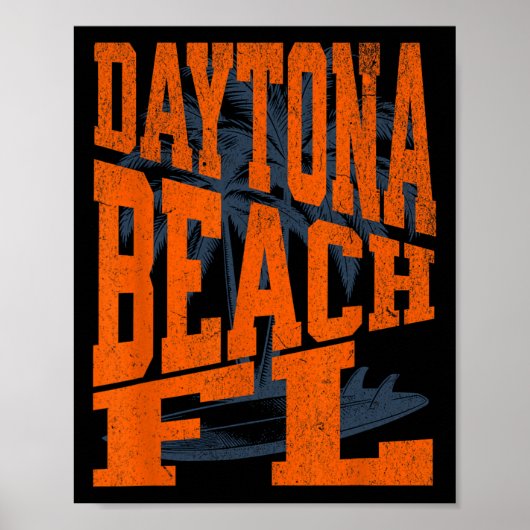 Poster Plage de Daytona _2 (Devant)