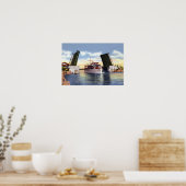 Poster Plage de Delray Floride Canal Scène (Cuisine)