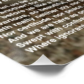 Poster Plage de Dover (Coin)