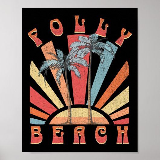 Poster Plage de Folly (Devant)