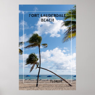 Poster Plage de Fort Lauderdale